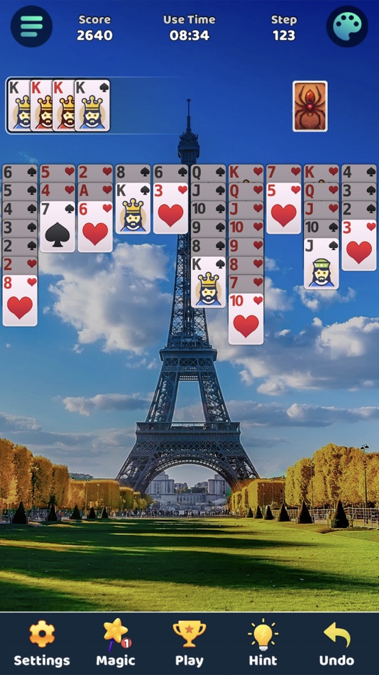 #4. Spider Solitaire Lite 2 (iOS) 由: Seclife Games