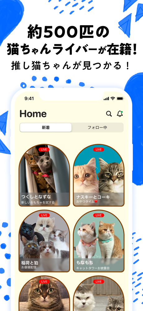 nekochan - 猫だけのライブ配信で癒されよう！ screenshot 2