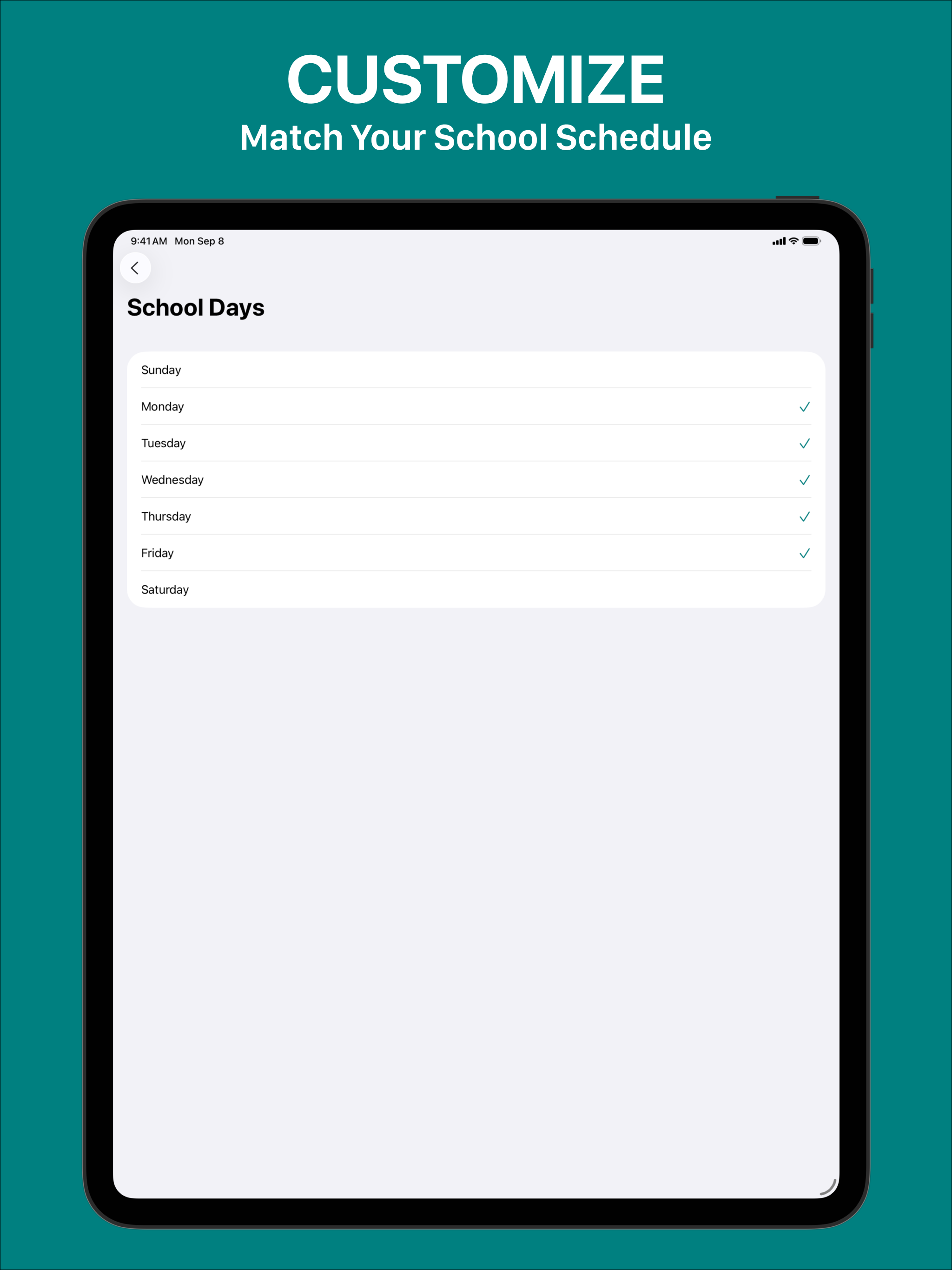 School Days Counter & Widget