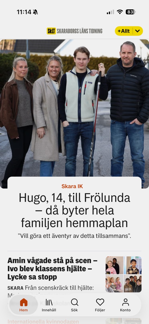 iPhone screenshot