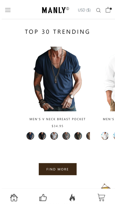 Shop Manly Screenshot