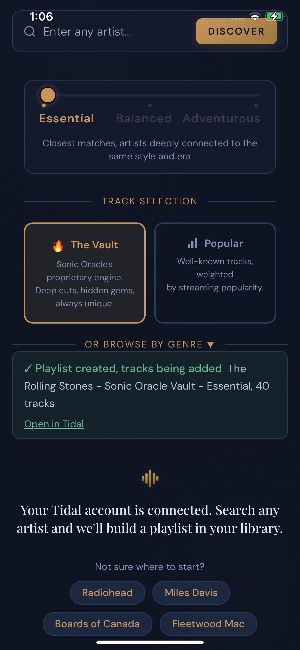 Screenshot 5 of Sonic Oracle: Music Discovery