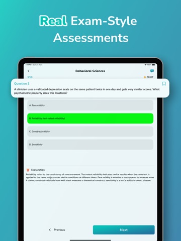 USMLE Prep Test : Step 1,2,3 iPad screenshot