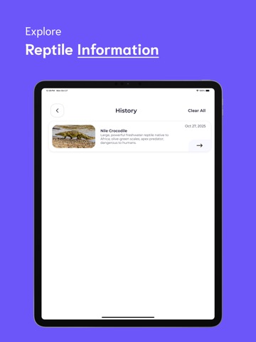 Reptile Identifier - RI iPad screenshot