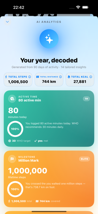 Steps – Activity Tracker Screenshot 3 of 8