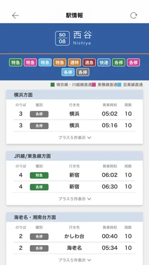 相鉄線アプリ screenshot 4