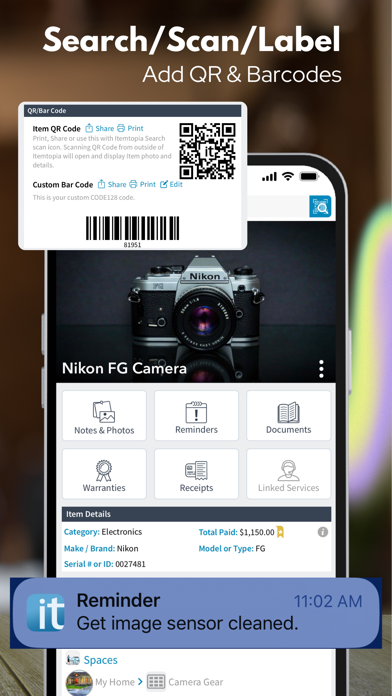 Itemtopia Inventory iPhone screenshot 9 - Productivity app