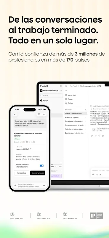 Plaud: Asistente IA de trabajo screenshot 1 of 9