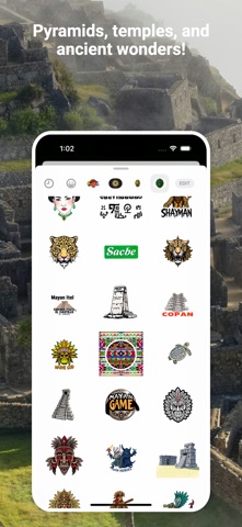 Ancient Mayan Stickers screenshot