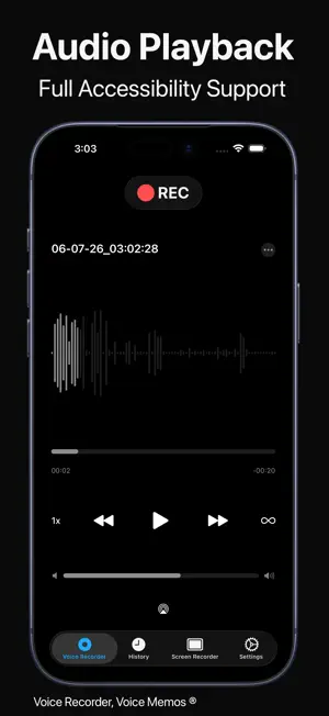 Voice Recorder, Voice Memos ® screenshot 4