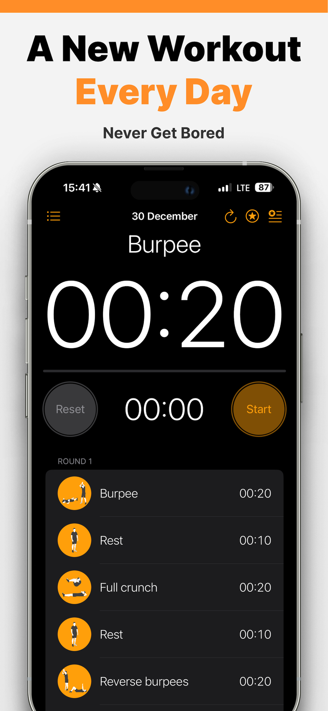 Timer Tabata for Workout, HIIT screenshot 4