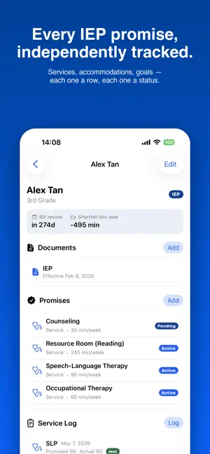 IEPDesk: IEP & 504 Tracker screenshot 4