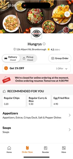 Hungrys screenshot 2