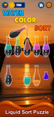 Water Color Sort: Liquid Logic iPhone screenshot