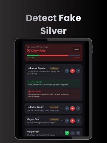 Silver Hallmark Identifier iPad screenshot