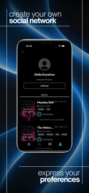 The Grid - Events & Friends screenshot 3
