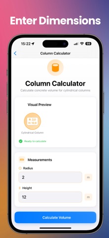 Concrete Calculator Pro. screenshot