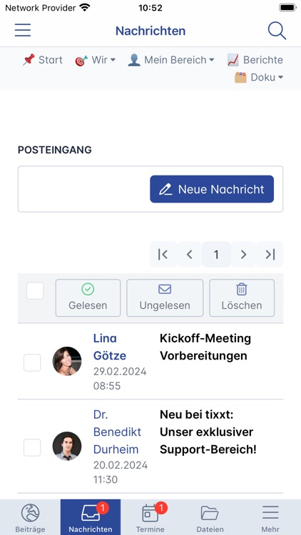 Extranet der DBC e.V