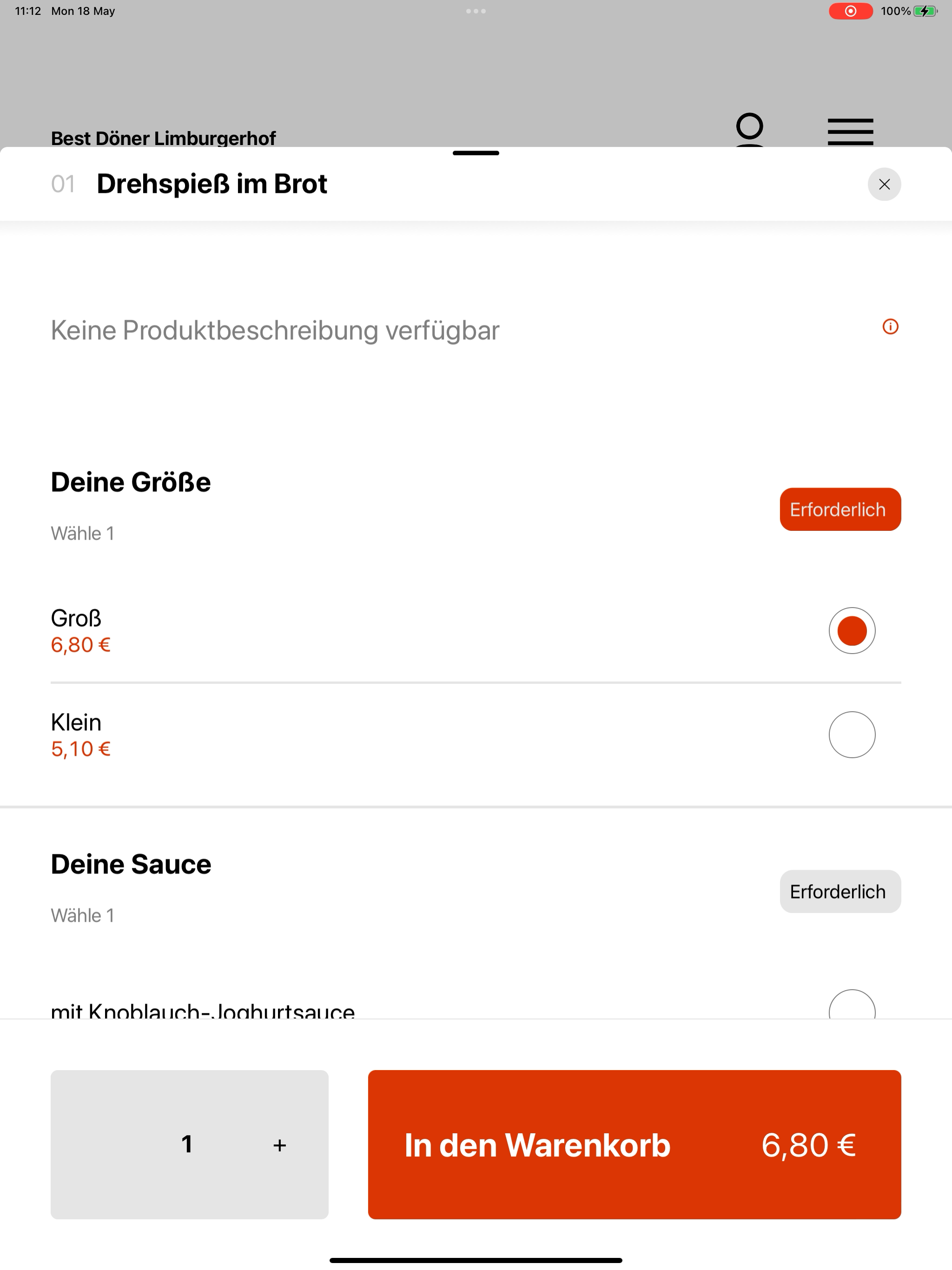 Best Döner Limburgerhof screenshot 8