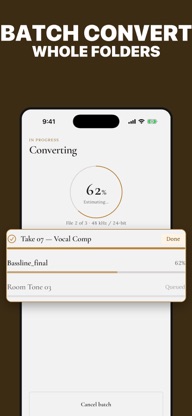 Audio Converter: MP3, WAV, M4A screenshot 3