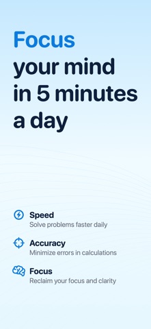 Mental Math: Focus Trainer Screenshot 1 of 10