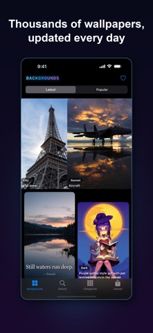 Wallpapers 4K: Backgrounds HD screenshot