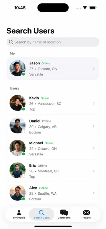 Asian Gay Chat screenshot 1 of 6