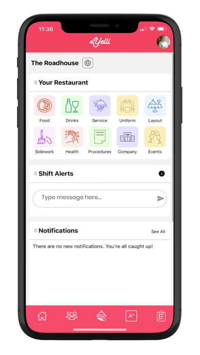 Yelli - Restaurant Training Screenshot