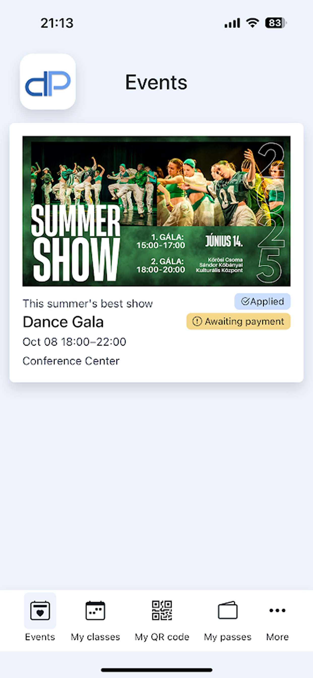 DancePass: Classes & Events