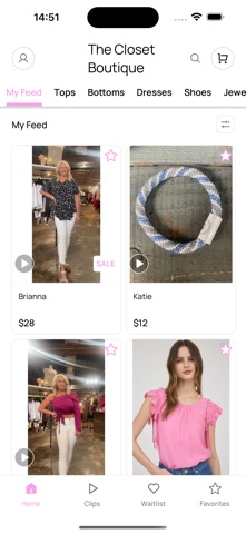 The Closet Boutique iPhone screenshot