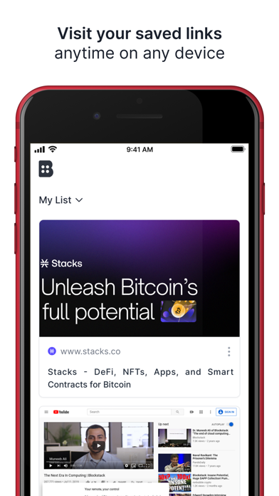 Brace.to - Bookmark Manager Screenshot