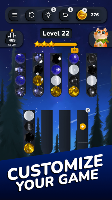Screenshot 4 of Dazzly Sort: Diamond Puzzle App