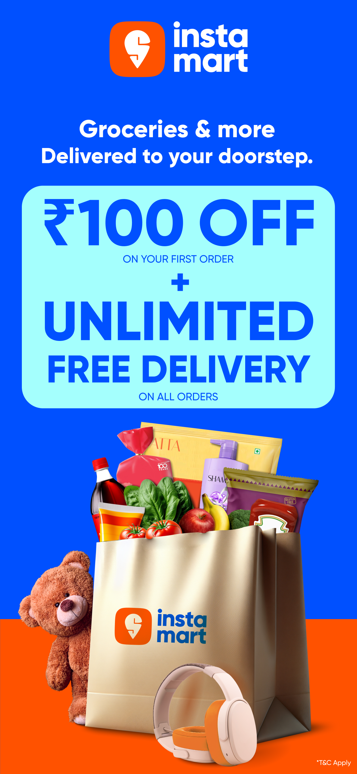 Instamart: 10 Mins Grocery App