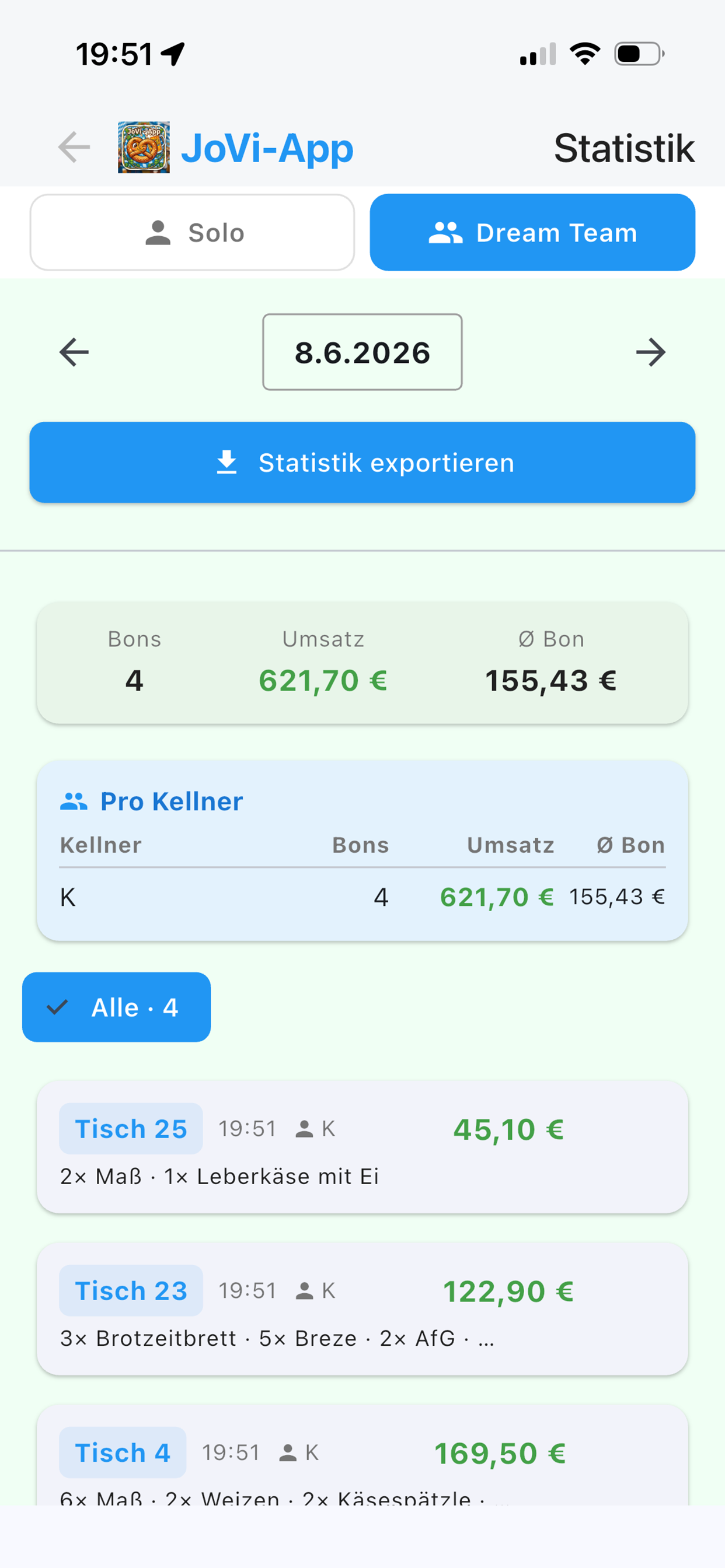 JoVi-App Kellnerhilfe