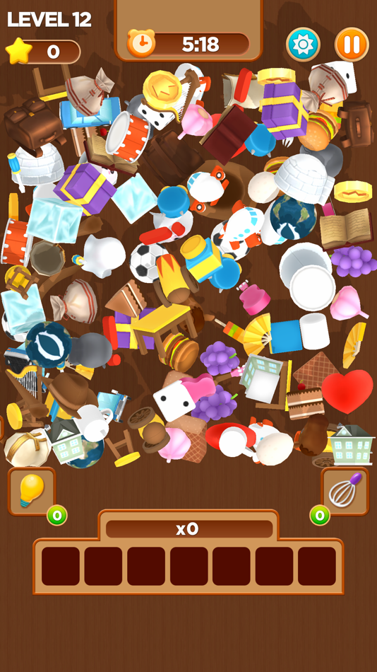 #1. Match Triple 3D Tile Matching (iOS) Bởi: Le Viet