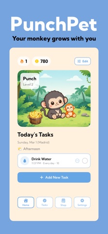 PunchPet: Habit Tracker Pet screenshot