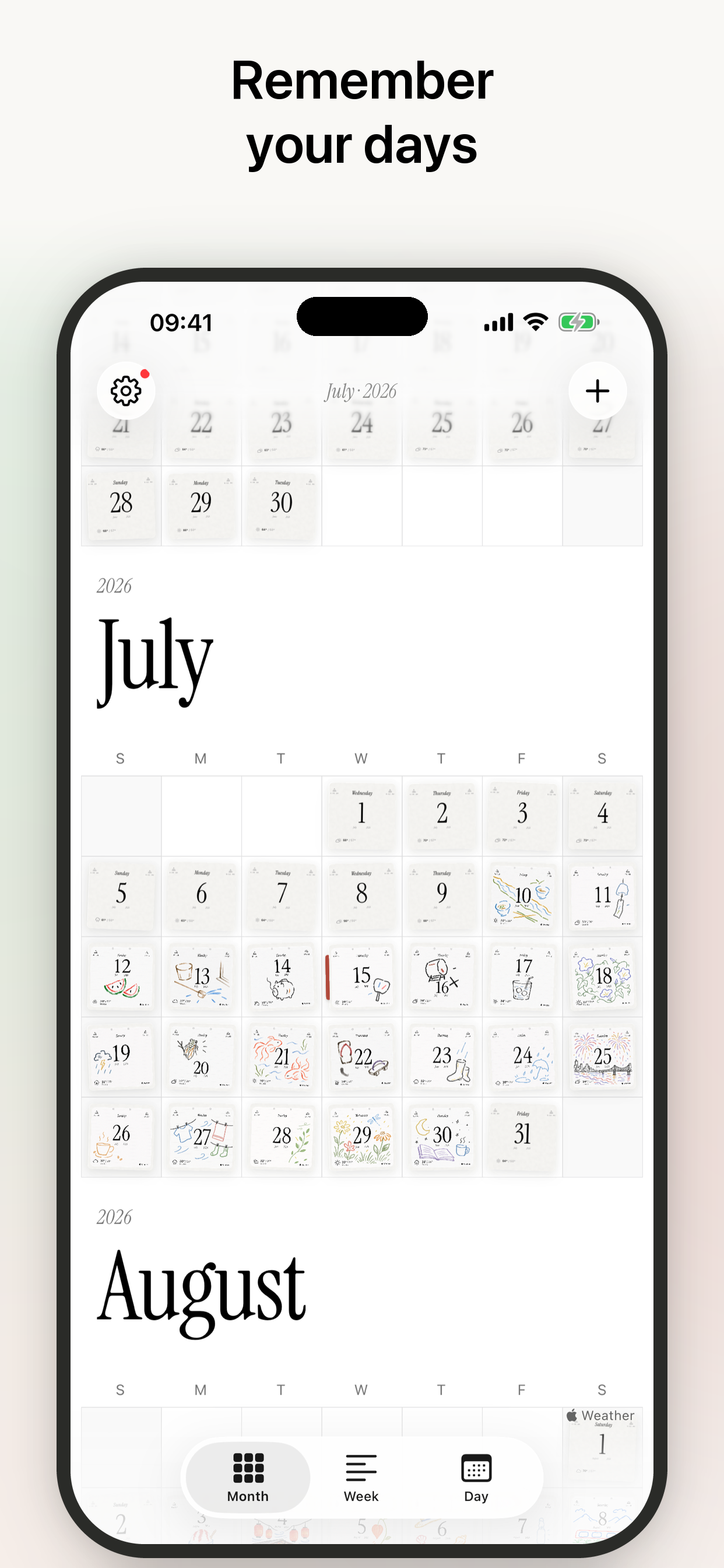 Hibi Calendar: Daily Journal screenshot 5