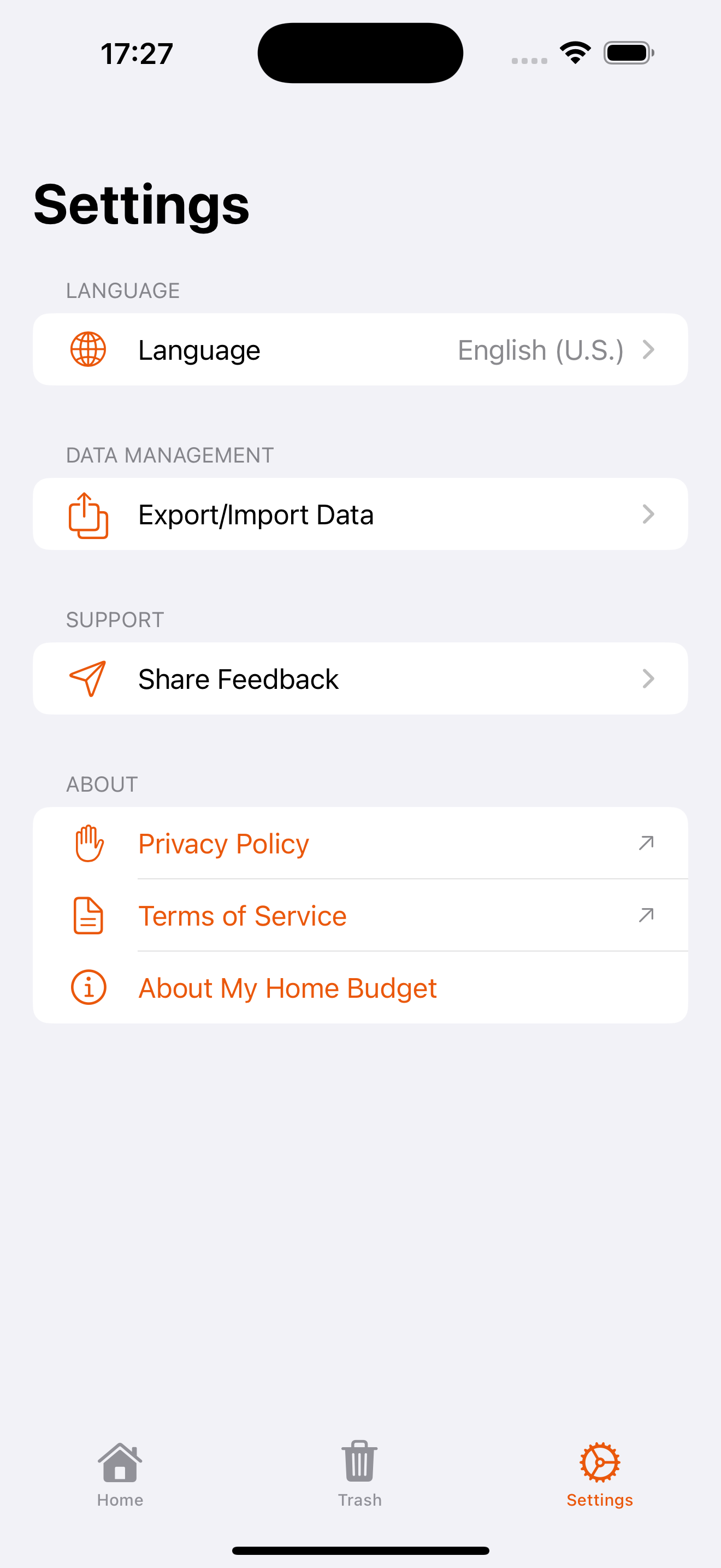 My Home Budget