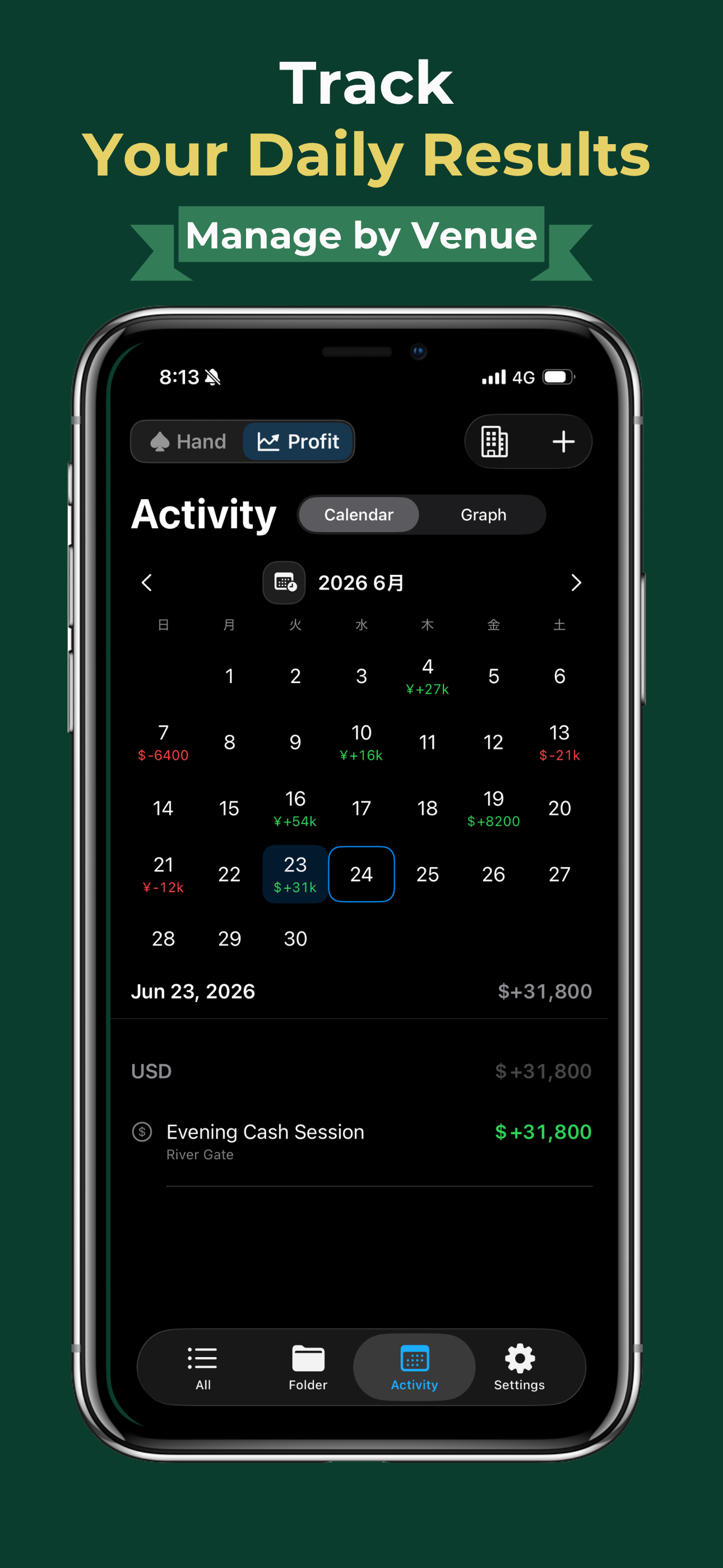 PokerNotes Hand & Profit screenshot 5
