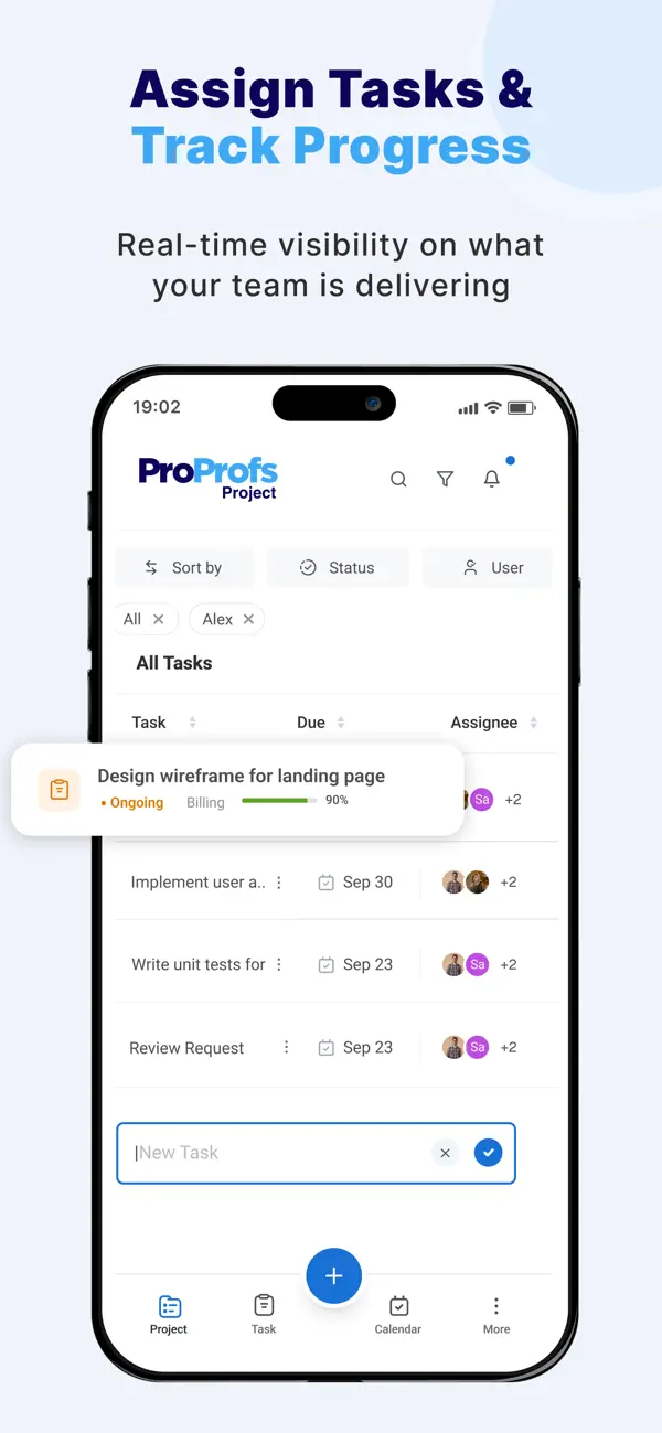 Screenshot #2 pour ProProfs Project