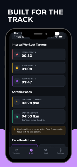 PacePocket - Pace Calculator Screenshot 2 of 3