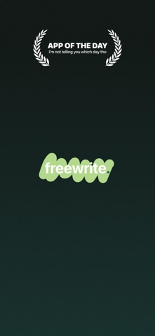 freewrite. Screenshot 1 of 4