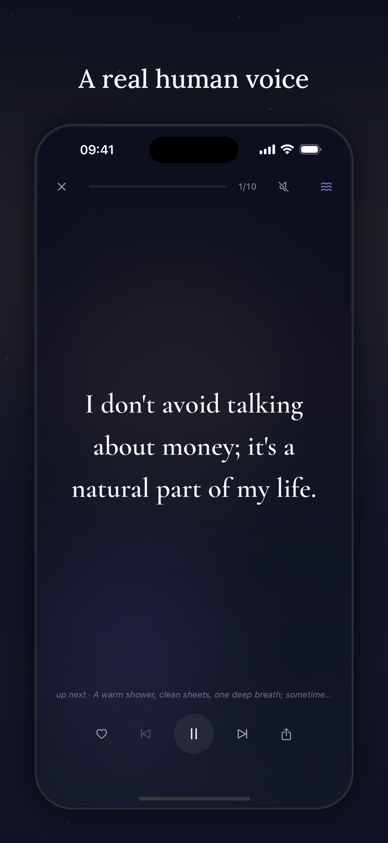 Nüve: Daily Affirmations screenshot 2