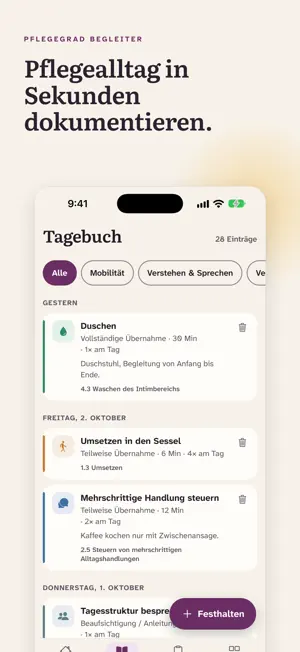 Pflegegrad Begleiter & Rechner screenshot 2