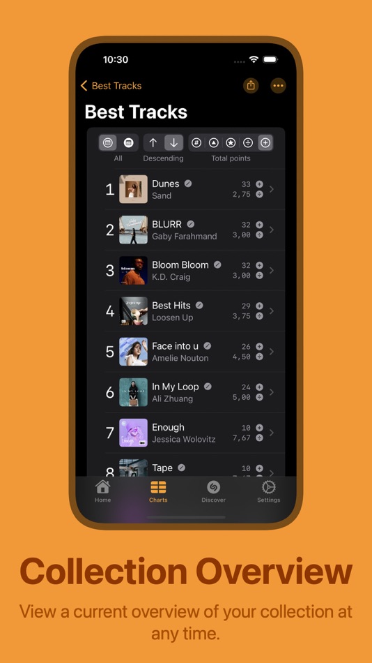#5. Chart Your Music (iOS) 来自: Rob In der Maur