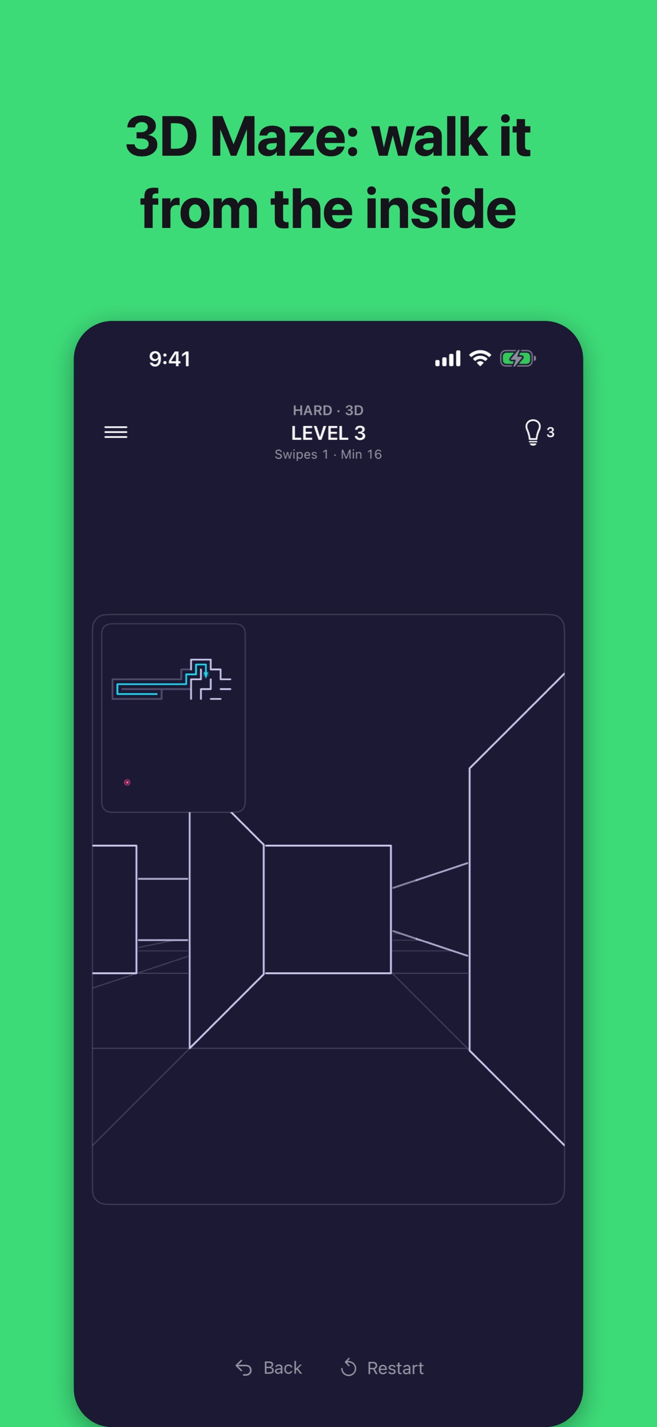 Screenshot 2 of Maze Zero - Offline, No Ads