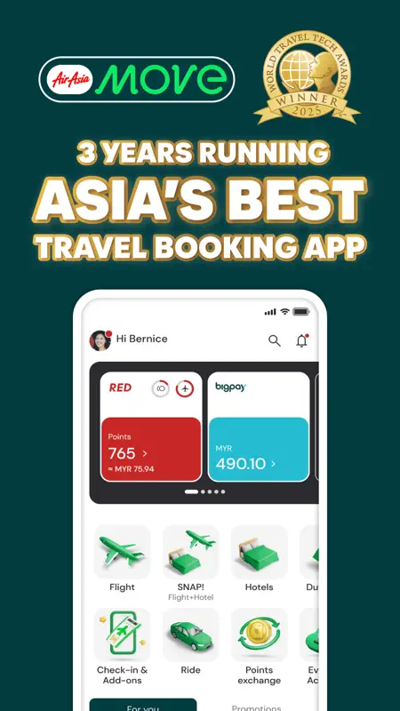 AirAsia MOVE: Flights & Hotels screenshot 1 of 8