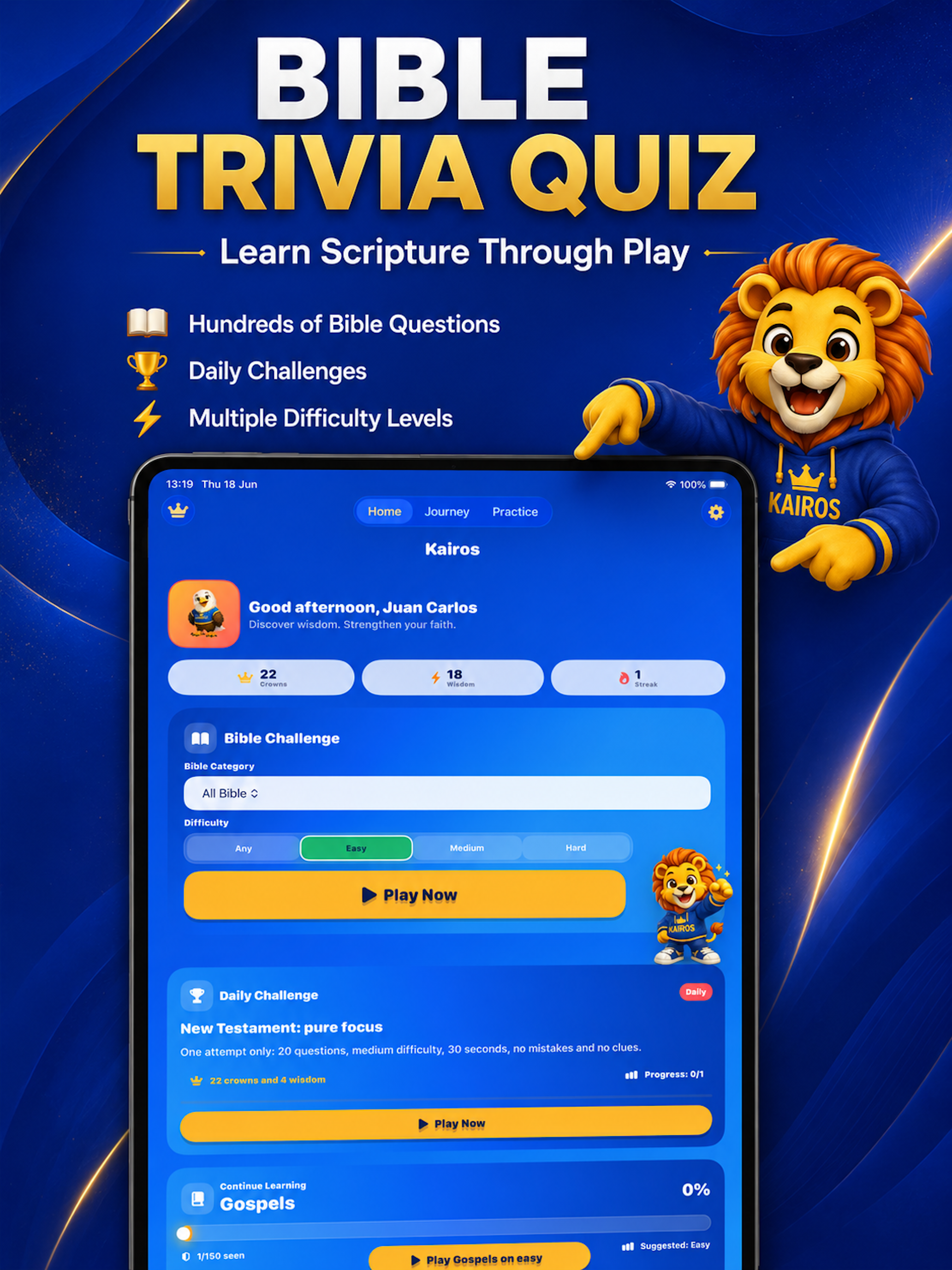 Kairos: Bible Trivia Quiz screenshot 8