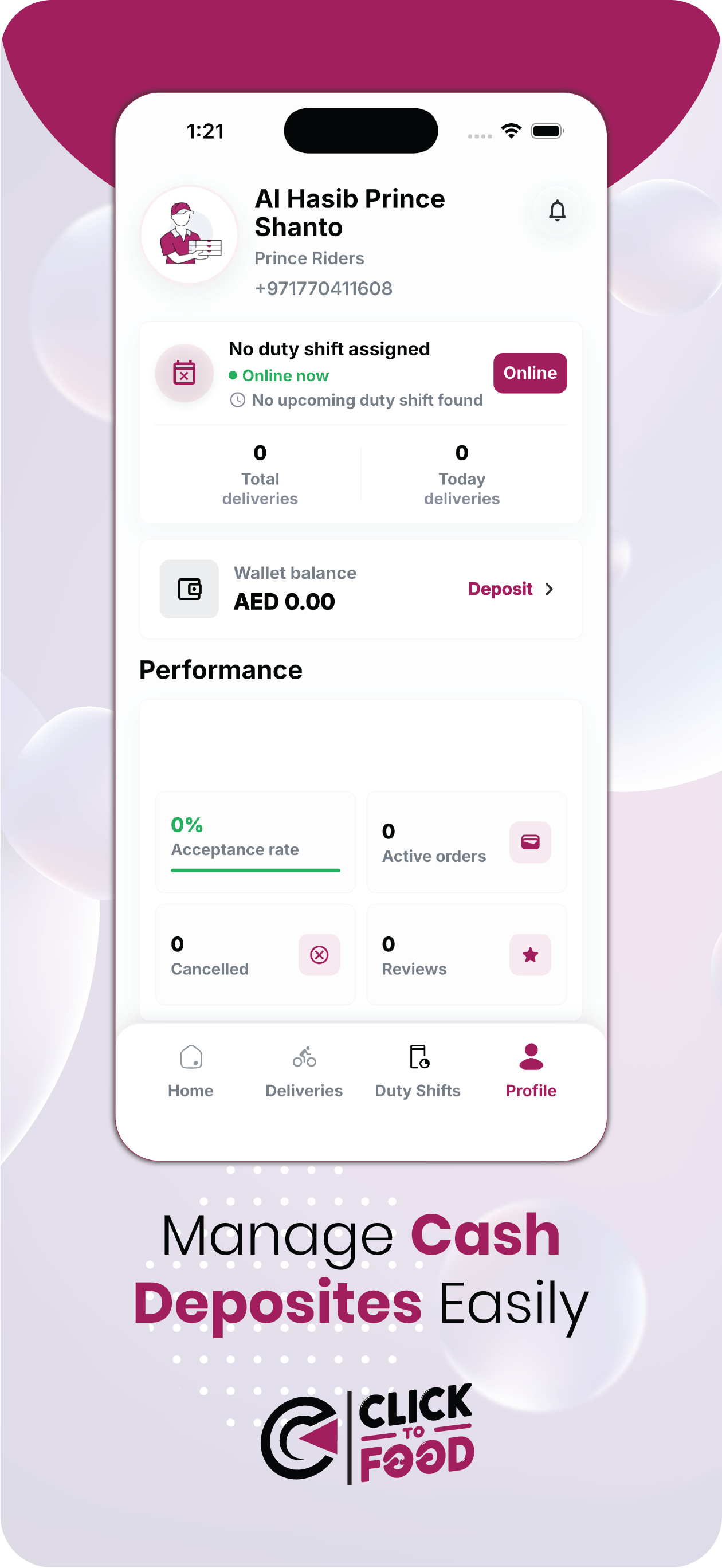 Click To Food Rider screenshot 3