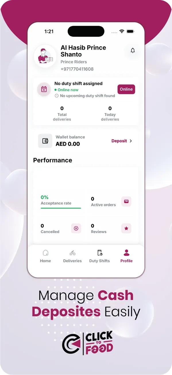 Screenshot #3 pour Click To Food Rider